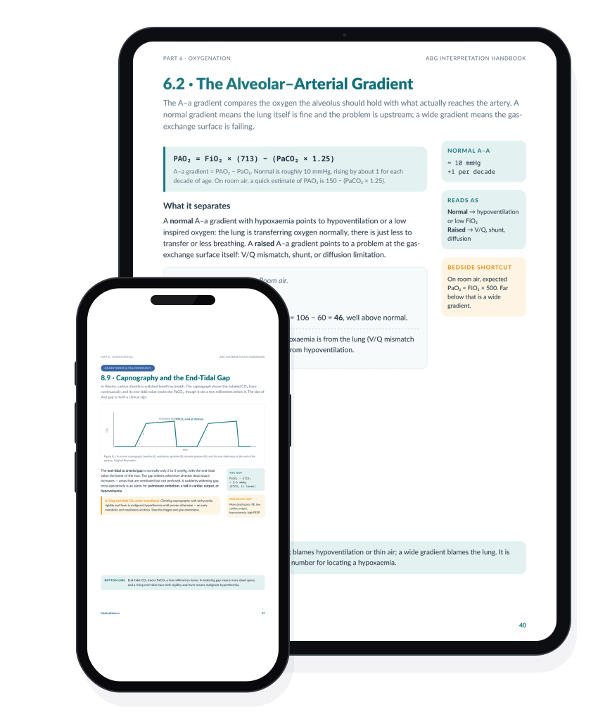 ABG Interpretation Handbook on iPad and iPhone