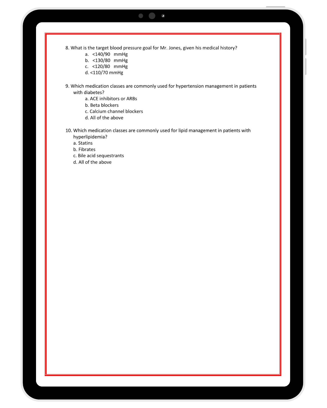 ALL 15 SUBJECT PRACTICE EXAMS